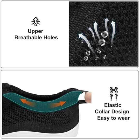 JOINFREE Women's Minimalist Walking Shoes Wide Toe Barefoot Shoes Zero - Picture 8 of 9